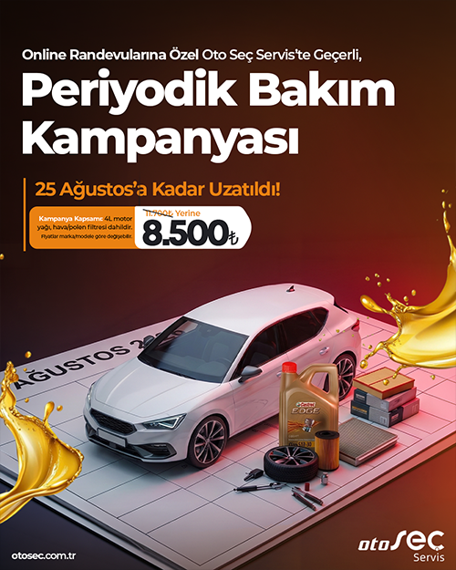 Aracınız İçin Periyodik Bakım Kampanyası Oto Seç Servis'te